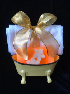 Clear Glycerin Floral Soap Gift Set